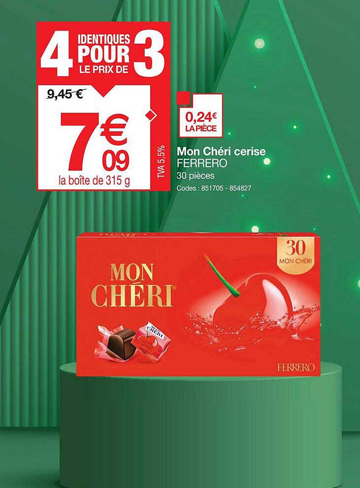 mon chéri cerise ferrero