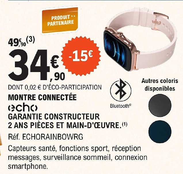 montre connectée echo