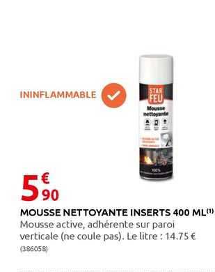 mousse nettoyante inserts 400 ml