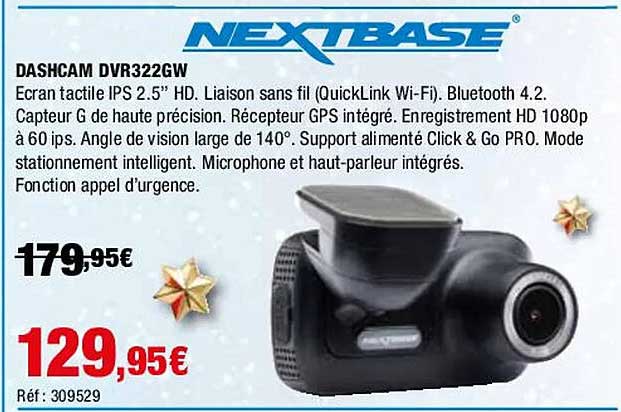 nextbase dashcam dvr322gw