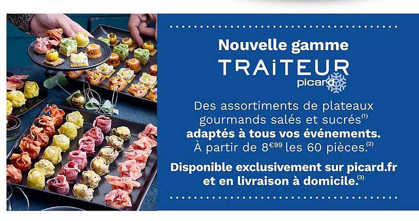 nouvelle gamme traiteur