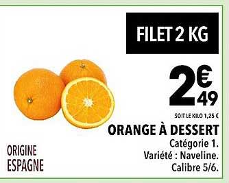 orange à dessert naveline