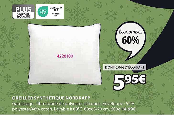 Oreiller Synthétique Nordkapp