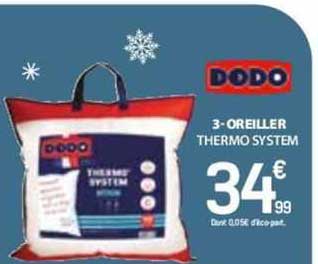 oreiller thermo system dodo