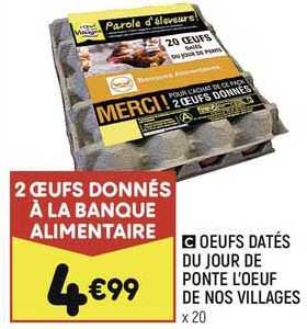œufs datés du jour de ponte l'œuf de nos villages