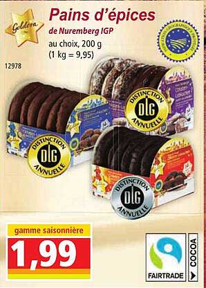 Pains D'épices De Nuremberg Igp Goldora