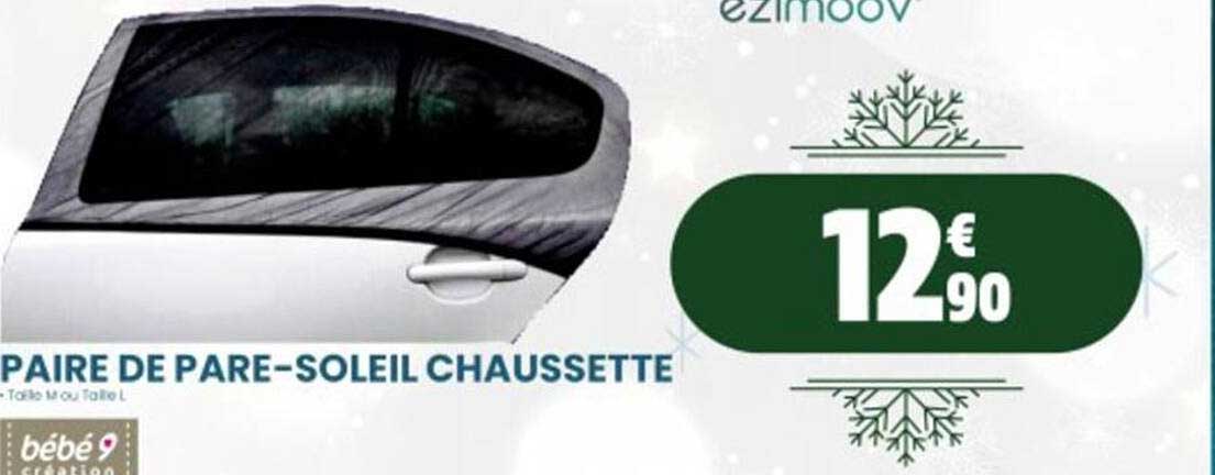 paire de pare-soleil chaussette