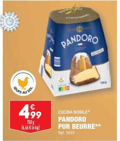 pandoro pur beurre cucina nobile