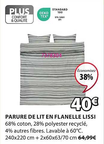 Parure De Lit En Flanelle Lissi