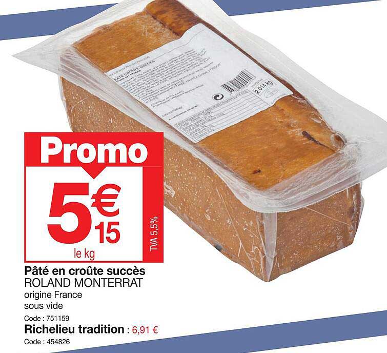 pate en croute succes roland monterrat