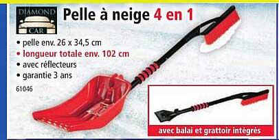 Pelle à Neige 4 En 1 Diamond Car