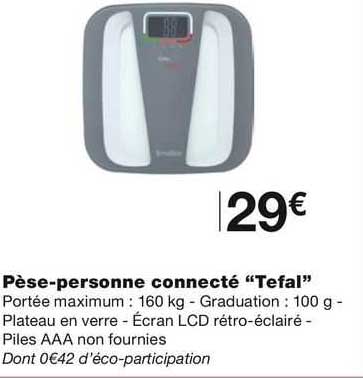 pese-personne connecte "tefal"
