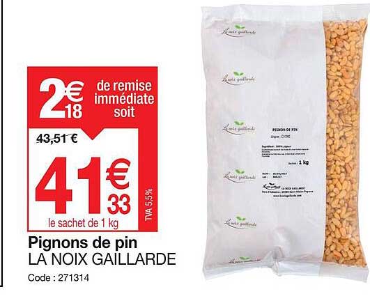 pignons de pin la noix gaillarde