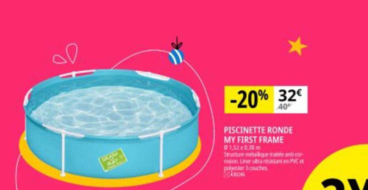 Piscinette Ronde My First Frame