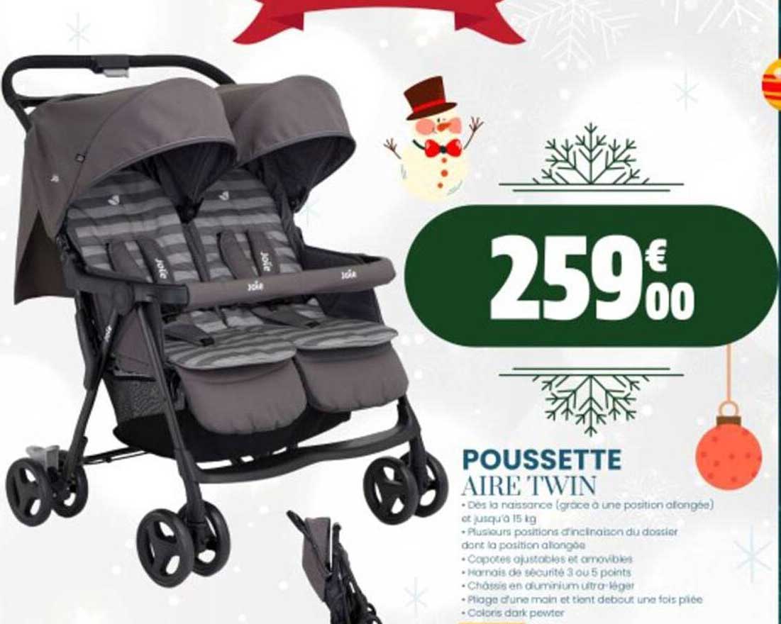 poussette aire twin