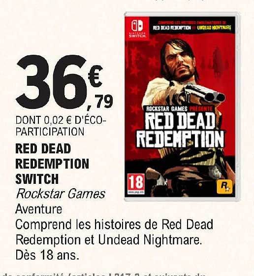 red dead rédemption switch