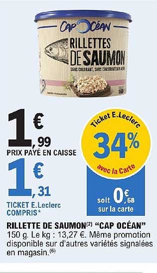 Rillette De Saumon "cap Océan"