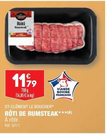 Rôti De Rumsteak*** St-clément Le Boucher