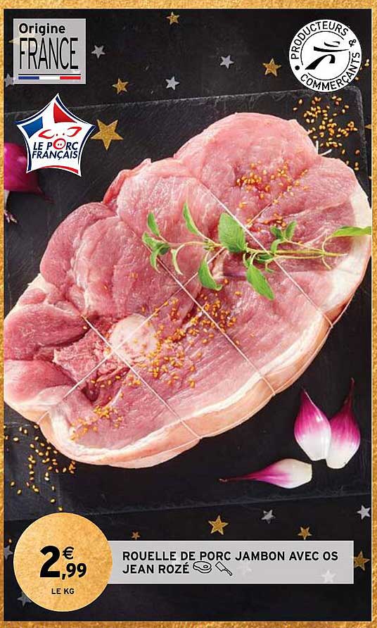 rouelle de porc jambon avec os jean rozé