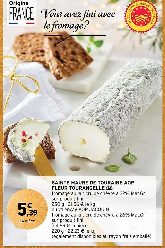 sainte maure de touraine aop fleur tourangelle