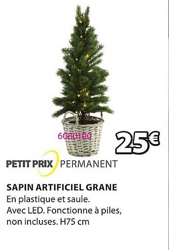 sapin artificiel grane