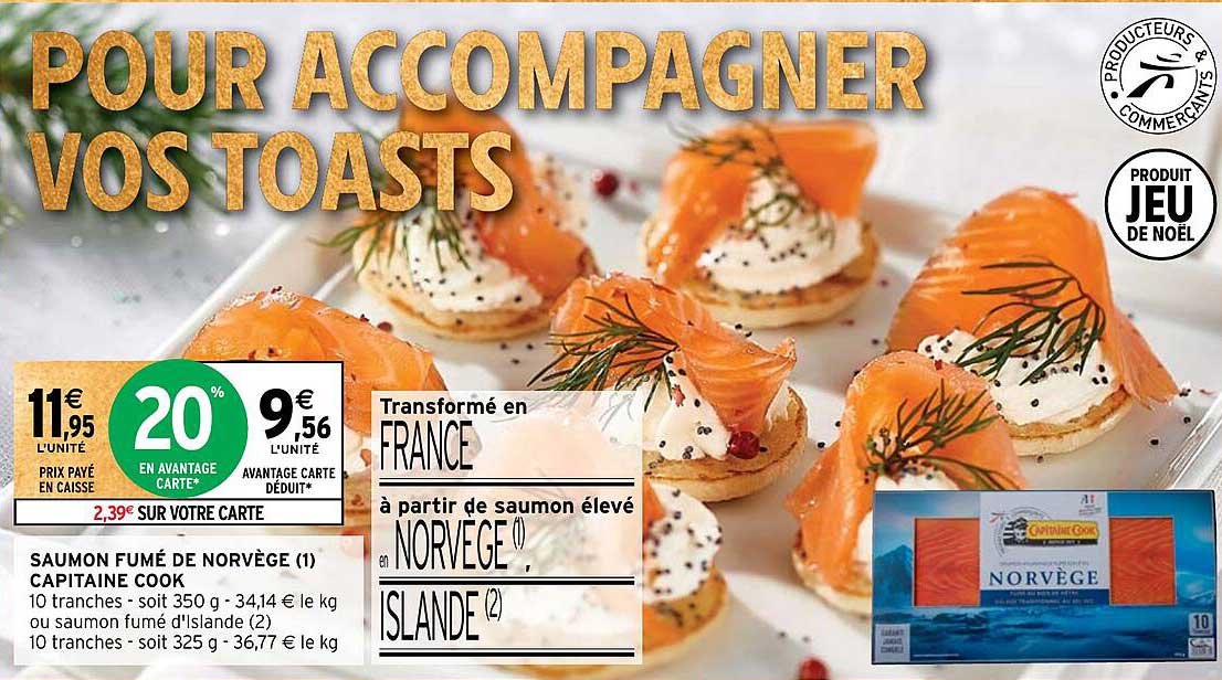 Saumon Fumé De Norvège Capitaine Cook