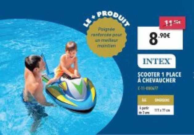 scooter 1 place à chevaucher intex