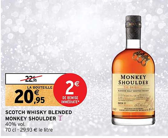 scotch whisky blended monkey shoulder