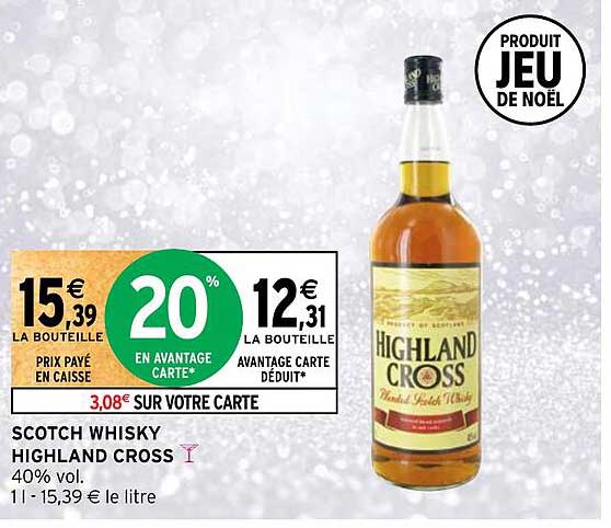 scotch whisky highland cross