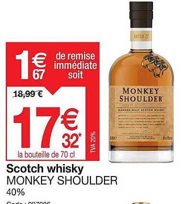 scotch whisky monkey shoulder
