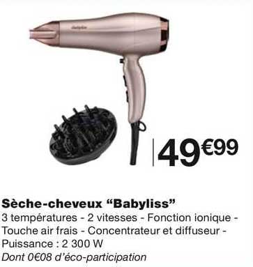 sèche-cheveux "babyliss"