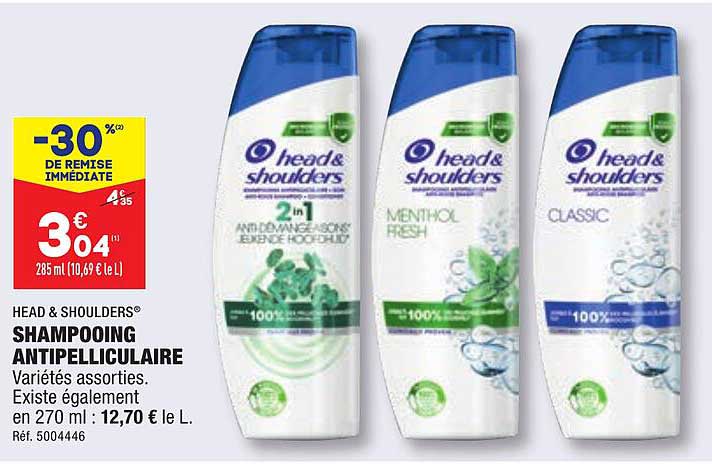 Shampooing Antipelliculaire Head & Shoulders