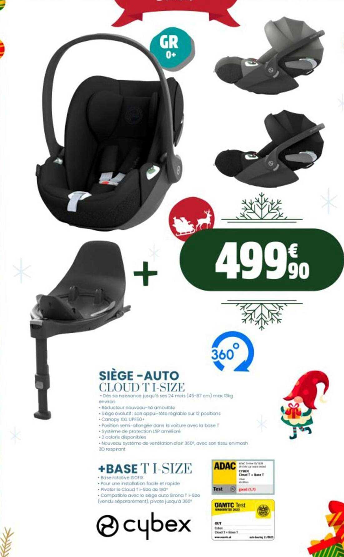 siège-auto cloud t i-size + base t i-size cybex