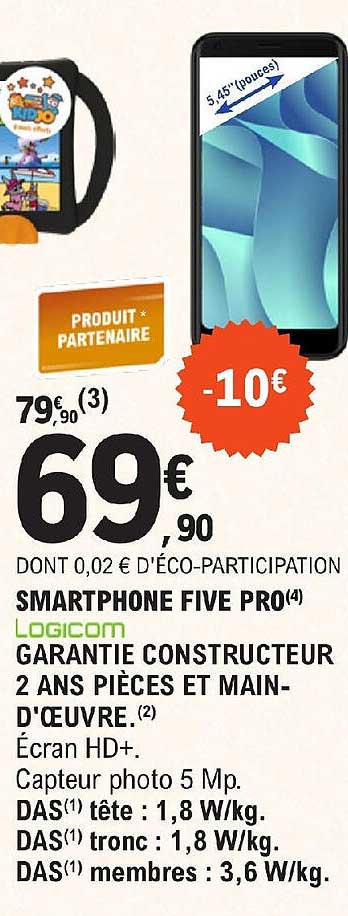 Smartphone Five Pro Logicom