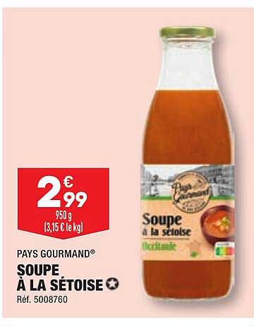 soupe à la sétoise pays gourmand