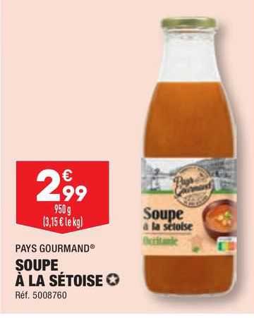 soupe à la sétoise pays gourmand