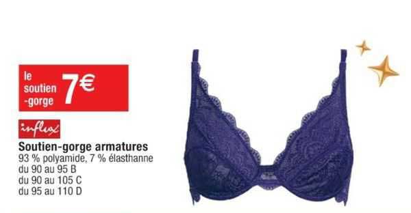 soutien-gorge armatures influx