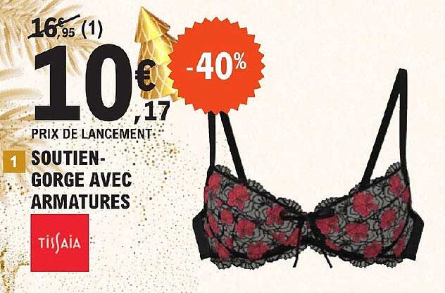 soutien-gorge avec armatures tissaia