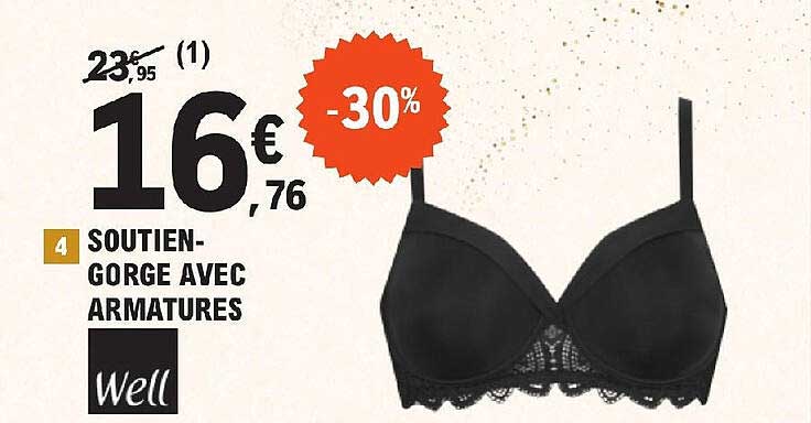 soutien-gorge avec armatures well
