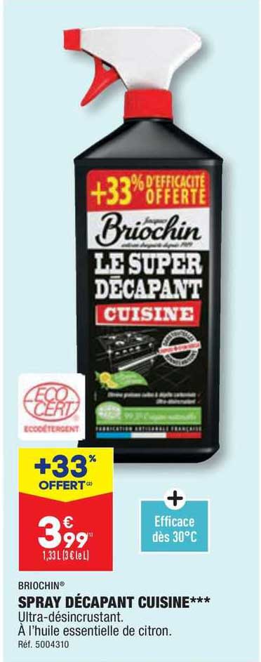 Spray Décapant Cuisine Briochin