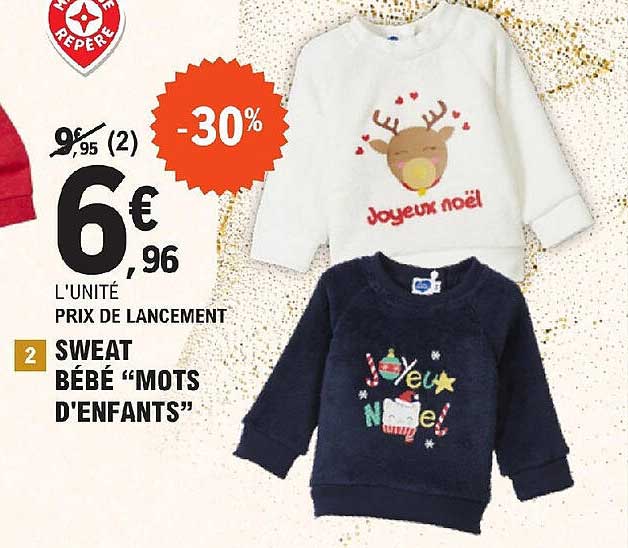 sweat bébé "mots d'enfants"