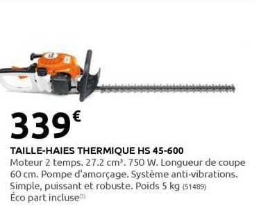 taille-haies thermique hs 45-600
