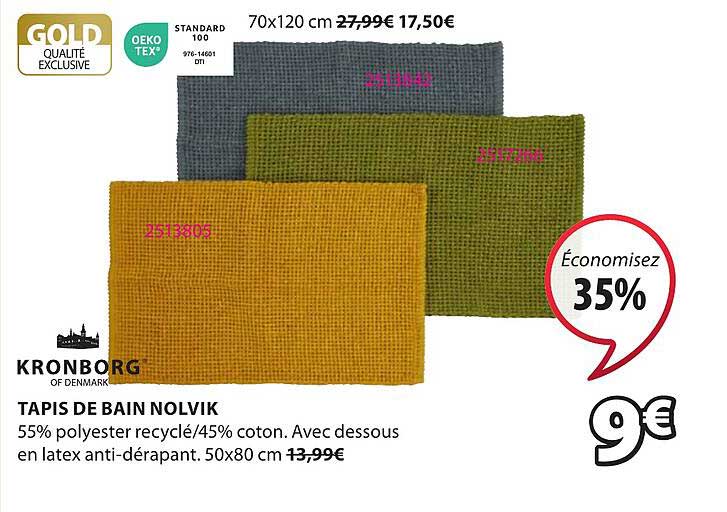 Tapis De Bain Nolvik Kronborg