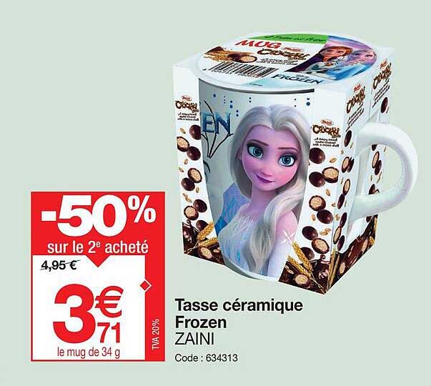 tasse céramique frozen zaini