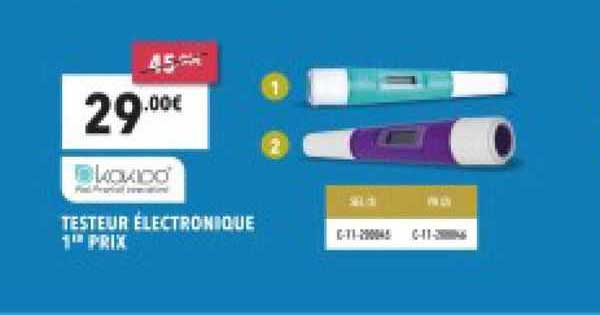 testeur électronique 1er prix