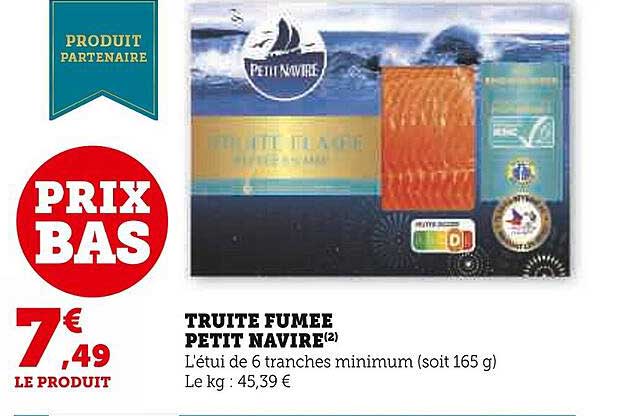 Truite Fumée Petit Navire