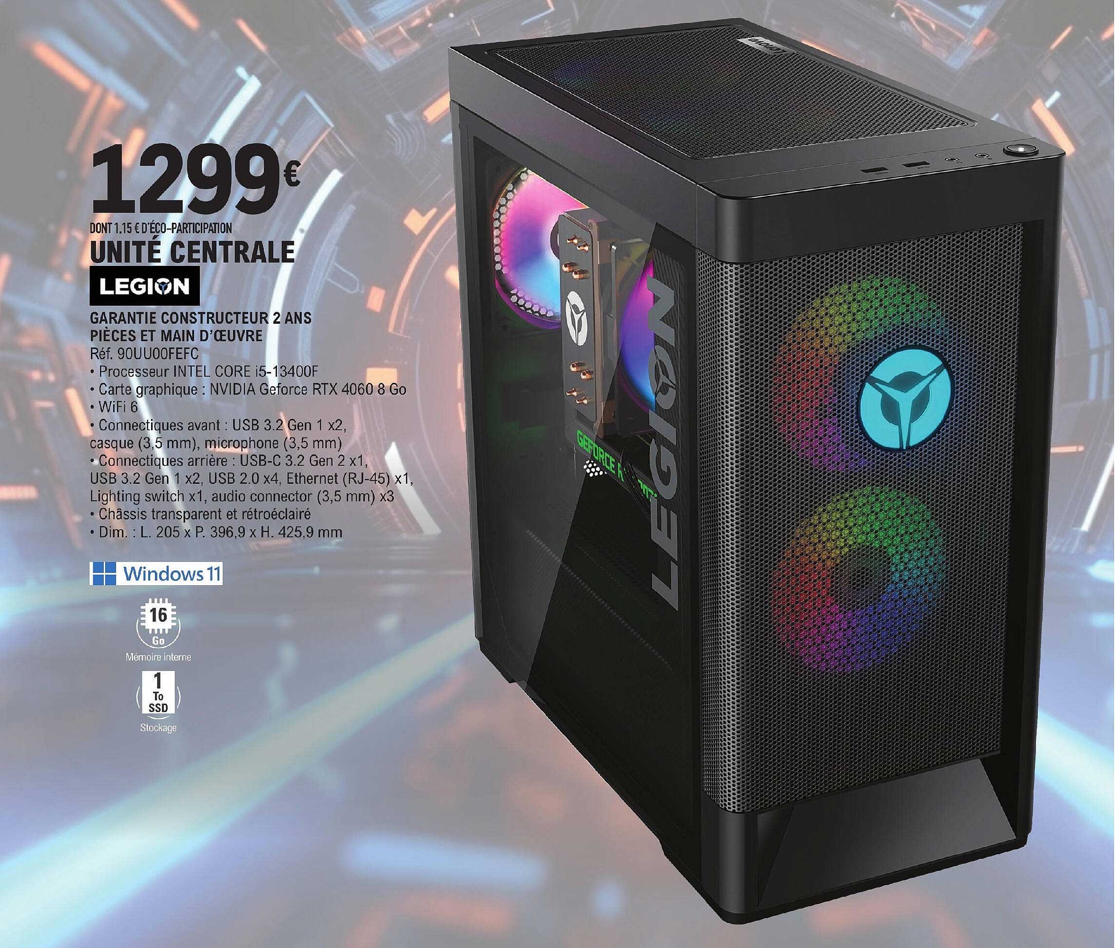 unité centrale legion