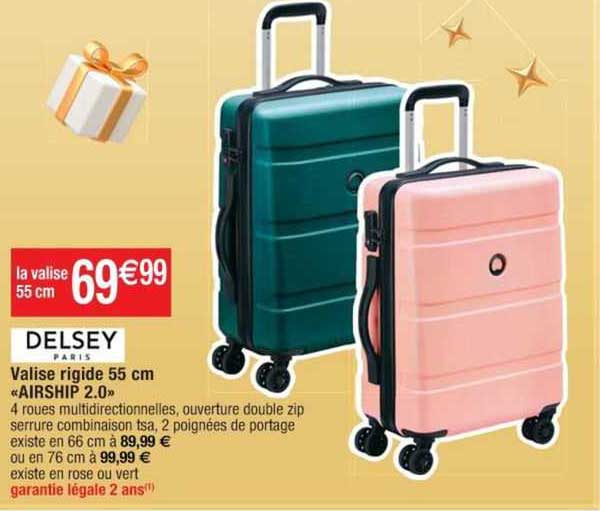 valise rigide 55 cm «airship 2.0» delsey