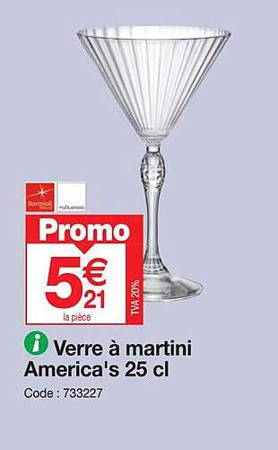 Verre à Martini America's 25 Cl