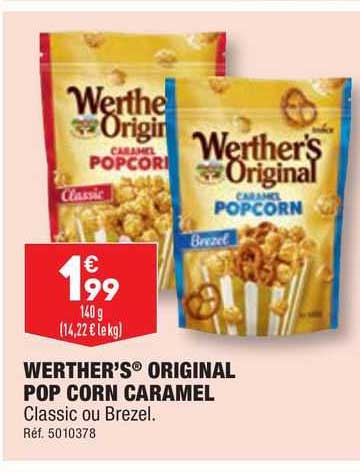 werther's original pop corn caramel